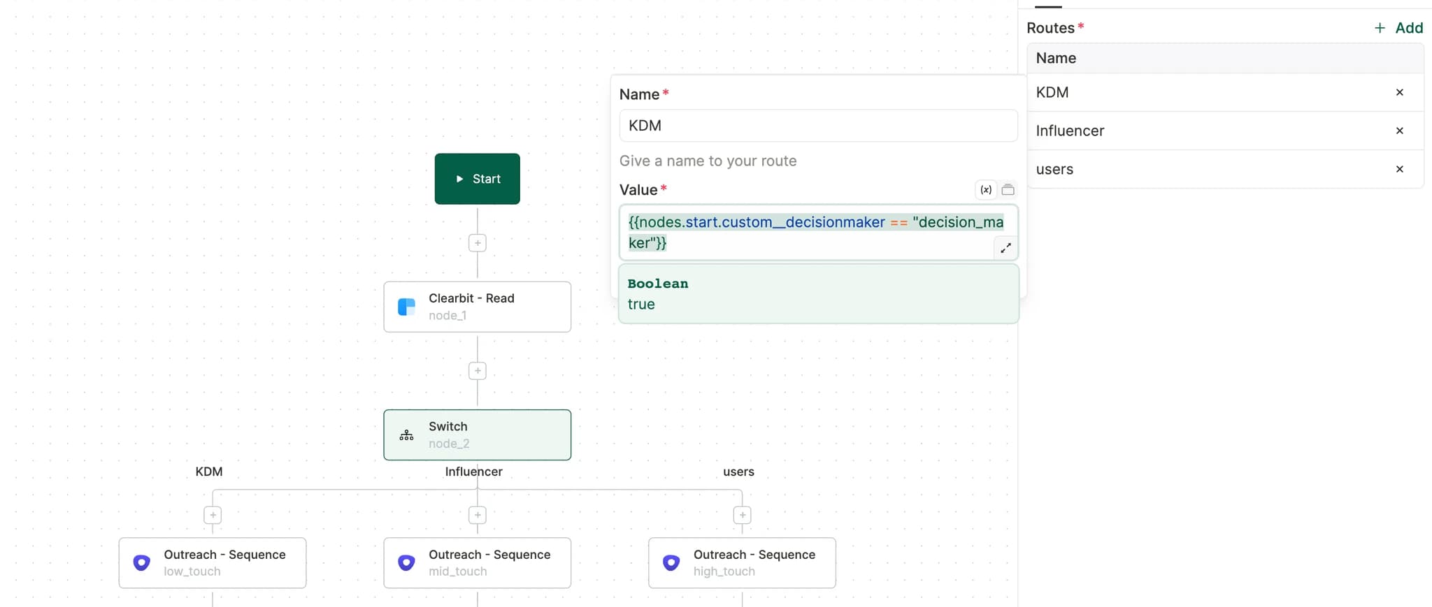 Workflow for stakeholder treatment and personalization