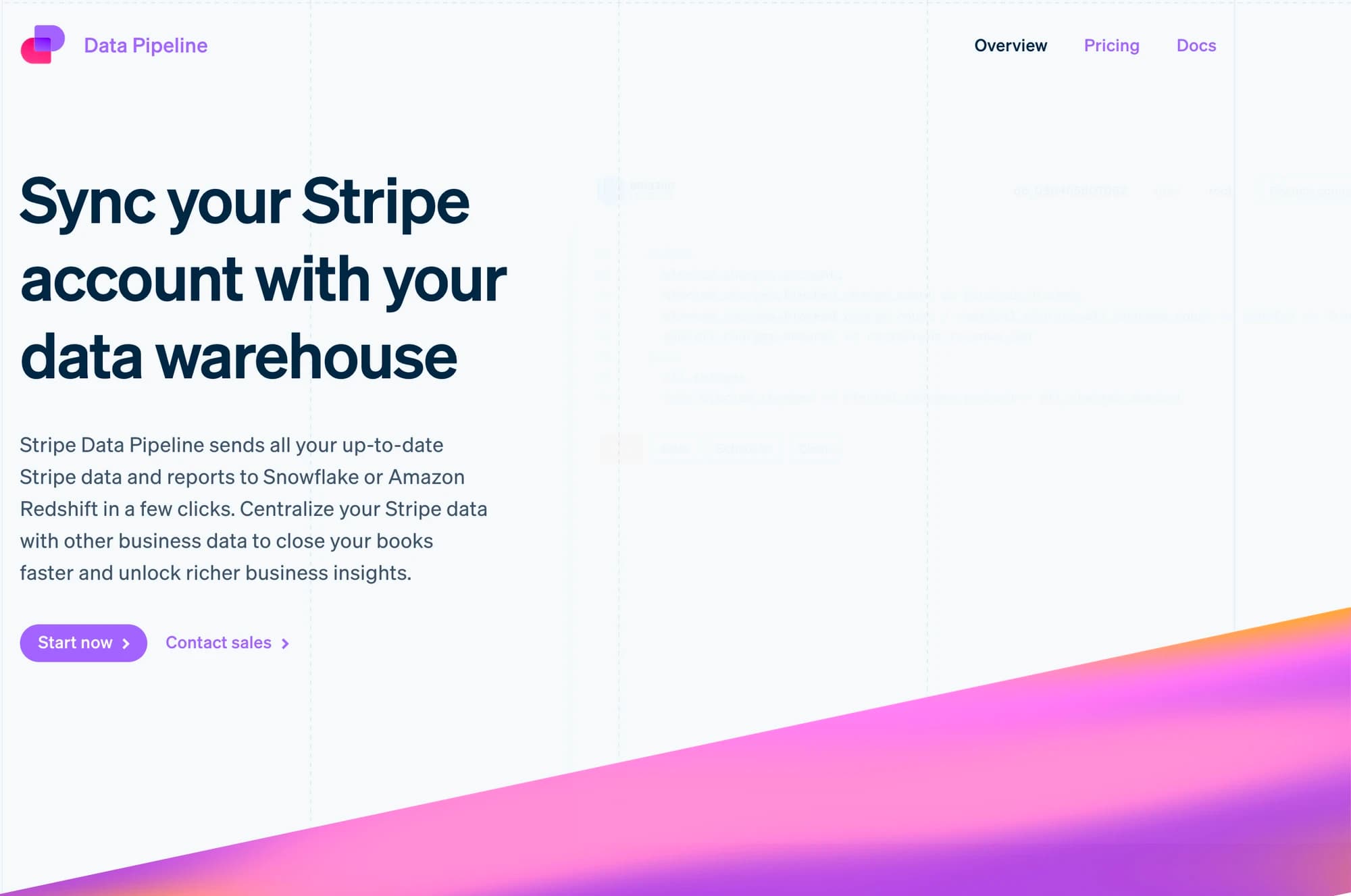 Stripe native ETL