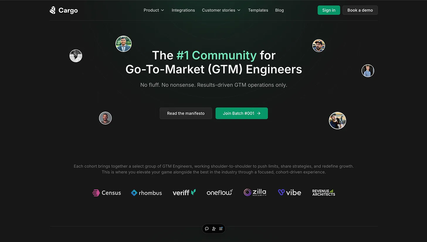 GTM engineering community for networking and learning